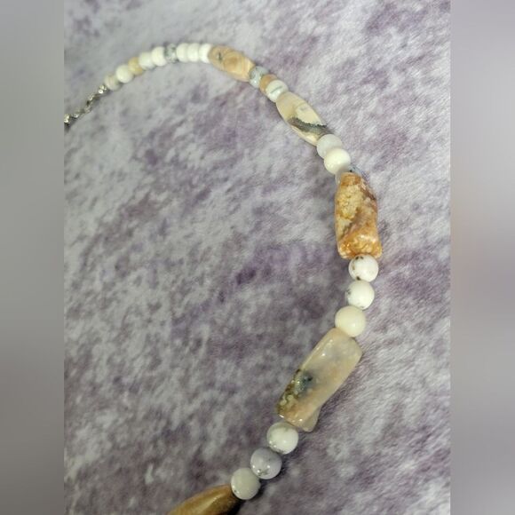 Dendritic Agate Necklace - Picture 5 of 14